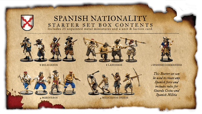 Blood & Plunder Spanish Nationality Starter Set