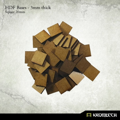 Kromlech HDF Bases 3mm Thick, Square
