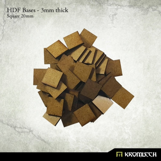 Kromlech HDF Bases 3mm Thick, Square