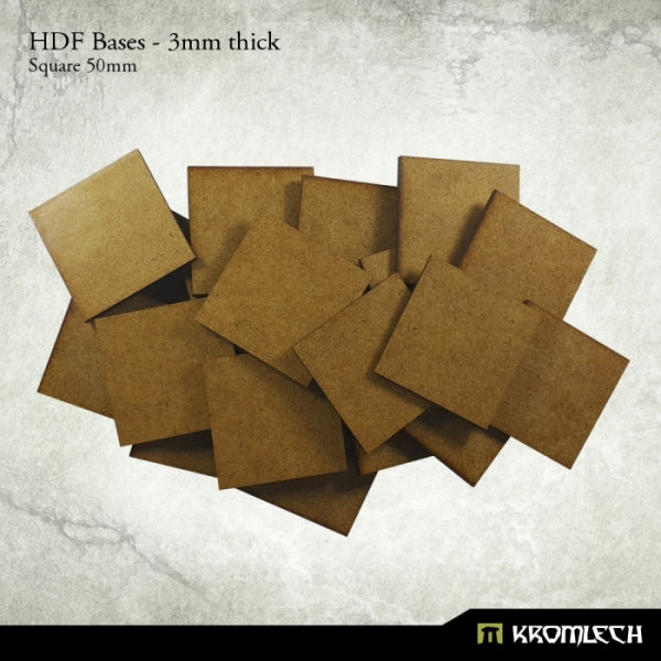 Kromlech HDF Bases 3mm Thick, Square