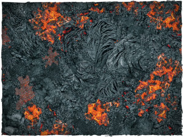 Deep-Cut Studio Game Mat - Realm of Fire