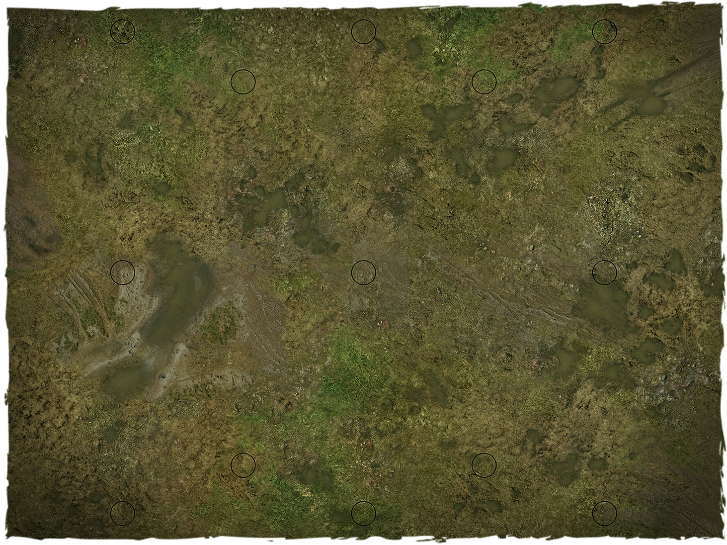 Deep-Cut Studio Game Mat - Muddy Field