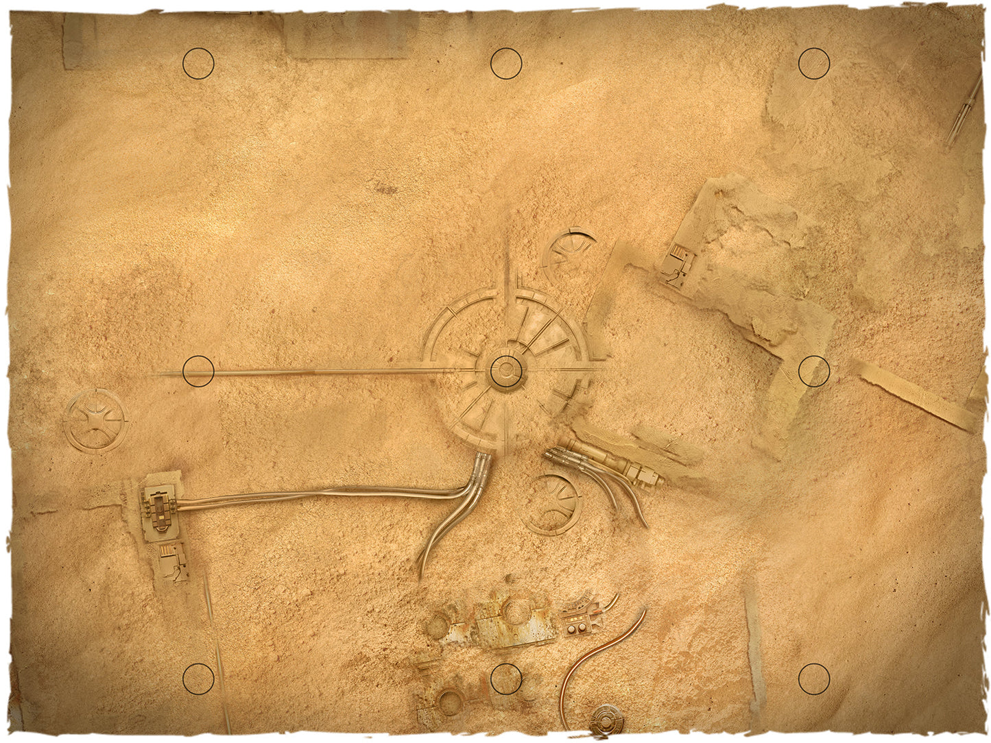 Deep-Cut Studio Game Mat - Desert City