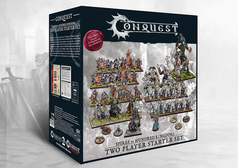 Conquest Two Player Starter Set: Spires Vs Hundred Kingdoms