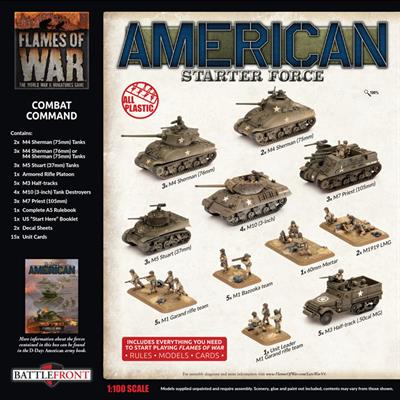 FOW US American Starter Force Combat Command