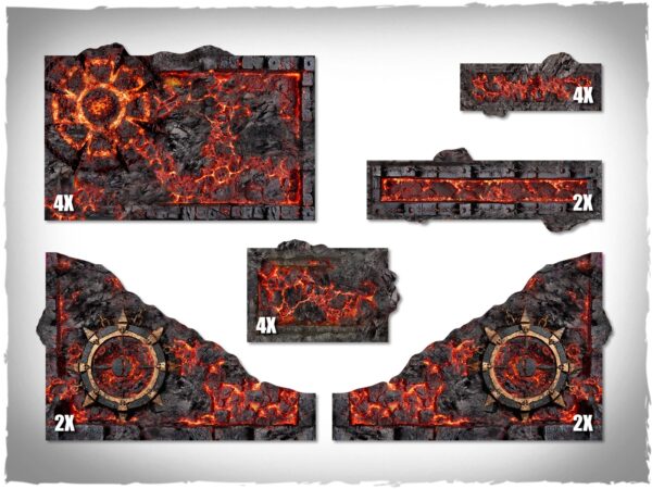 Deep-Cut Studio 40K Terrain Areas Footprints