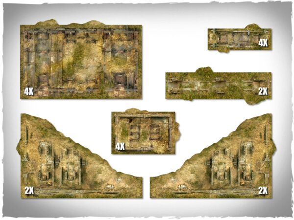Deep-Cut Studio 40K Terrain Areas Footprints
