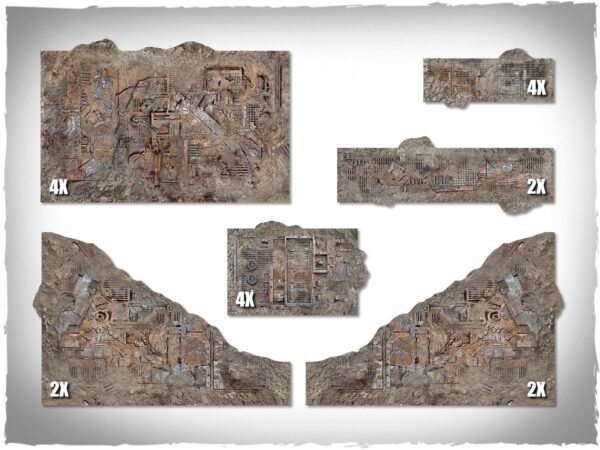 Deep-Cut Studio 40K Terrain Areas Footprints