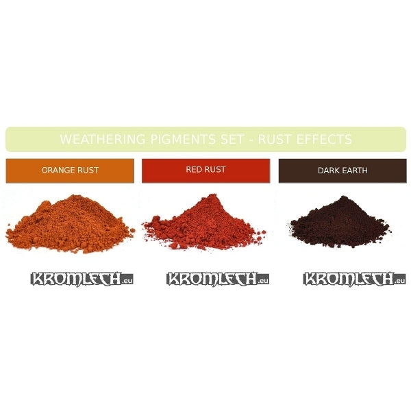 Weathering Powder Set Rust Effects