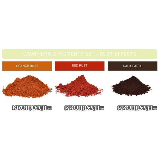 Weathering Powder Set Rust Effects