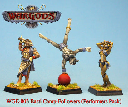 WarGods of Aegyptus Basti Camp-Followers 3: Performer Pack