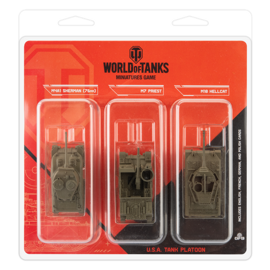 USA Tank Platoon (M4A1 Sherman, M7 Priest, M18 Hellcat)