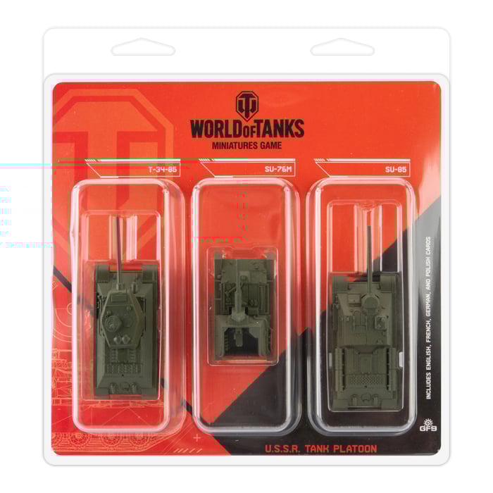 USSR Tank Platoon (T-34-85, SU-76M, SU-85)