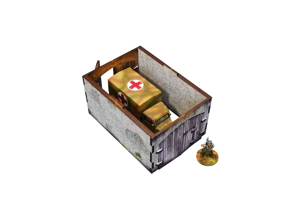 WW2 Normandy Coach House w. Chicken Coop