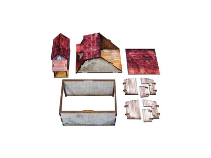 WW2 Normandy Coach House w. Chicken Coop