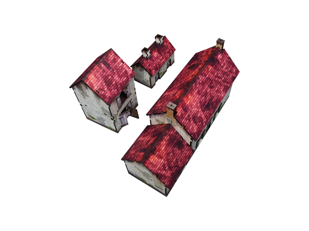 WW2 Normandy Homestead Village Outbuildings