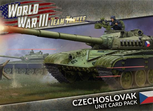 WWIII Team Yankee Czechoslovak Unit Cards (36 Cards)