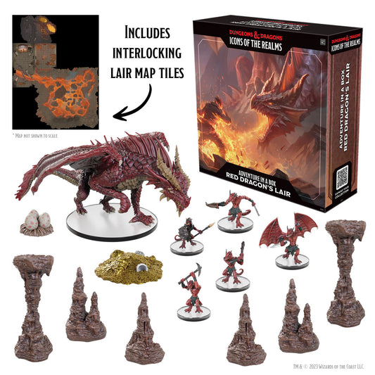 D&D Icons Adventure in a Box - Red Dragon's Lair