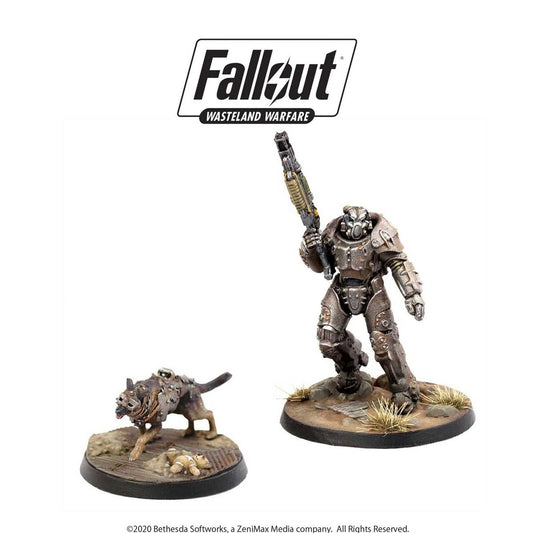 Fallout Wasteland Warfare X-01 Survivor & Dogmeat